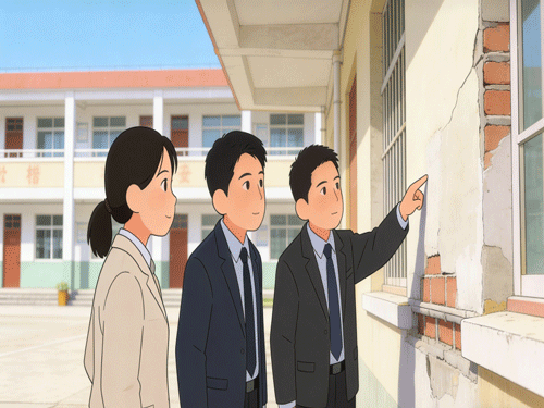 审计一线小漫画：教育基建“体检”记