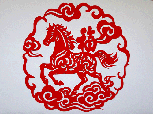 剪纸——迎新春