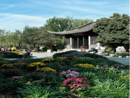 柳丝垂碧 花径生香